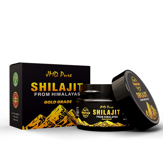 JMD Pure Shilajit Resin from Himalayas Gold Grade – Natural Mineral Rich Herbal Supplement