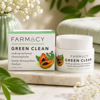 Farmacy Green Clean Makeup Meltaway Cleansing Balm Face Cleanser – Natural Makeup