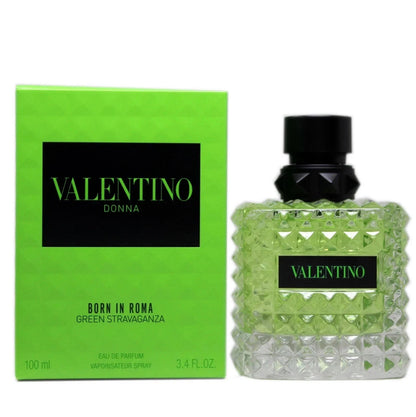 Valentino Donna Born In Roma Green Stravaganza EDP Women's Spray - 3.4 oz New